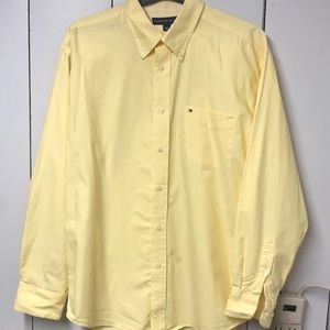 Tommy Hilfiger Pale Yellow Button Down Shirt